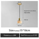 Axyaa Marble Pendant Light Nordic Bedroom Chandelier
