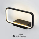 Axyaa LED Wall Light 12W Touch Switch 3 Colors USB Charge Dimming