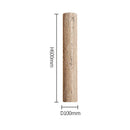 Axyaa Natural Yellow Travertine Wall Lamp for Outdoor Spaces