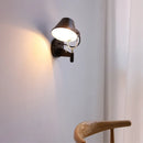 Axyaa Swing Arm Wall Lamp Black Silver Rotatable E27 Nordic Living Room