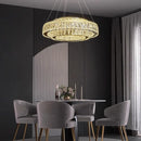 Axyaa High-End Crystal Pendant Chandelier: Luxury Modern Home Lighting