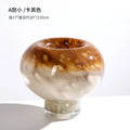 Axyaa Glass High Footed Vase for Artistic Flower Arrangements