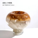 Axyaa Glass High Footed Vase for Artistic Flower Arrangements