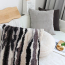 Axyaa Gradient Imitation Rabbit Fur Cushion Cover 45x45cm - Super Soft Home Decor