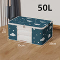 Axyaa Foldable Non-Woven Storage Bag Fabric Wardrobe Organizer with Zipper