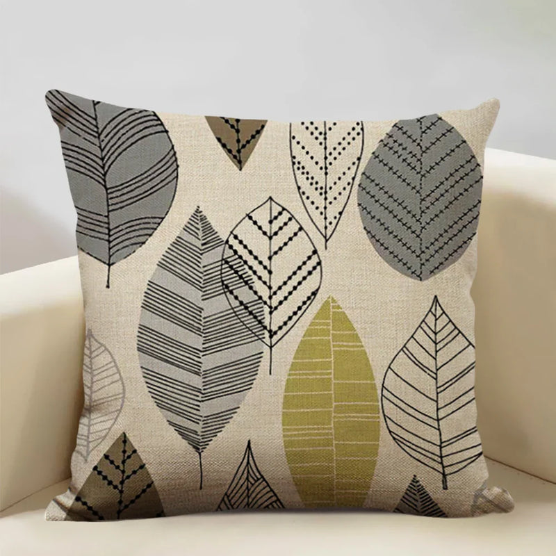 Nordic Style Cotton Tree Of Love Throw Pillow Cover 45x45CM Square Axyaa Brand