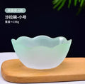 Axyaa Glass Dessert Soup Rice Fruit Salad Bowl - Creative Living Room Plate