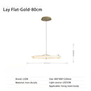 Axyaa Nordic Acrylic Chandelier LED Ceiling Light for Living Room Kitchen Restaurant