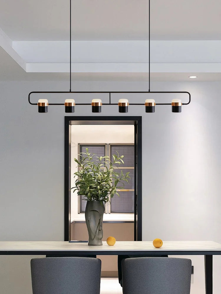 Nordic Minimalist LED Chandelier for Dining Room by Axyaa