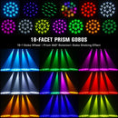 Axyaa 180W Moving Head Light Beam Rainbow Effect Stage Lighting for Parties, Weddings, and Events