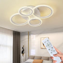 Axyaa Nordic LED Ceiling Light with Remote Control Dimming