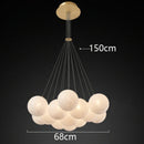 Axyaa Modern Ceiling Chandelier for Dining Room, Hanging Pendant Light Fixture for Living Room
