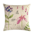 Axyaa Cartoon Plant Pillowcase 45x45cm - Decorative Sofa Cushion Cover