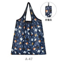 Axyaa Foldable Reusable Shopping Grocery Bag Eco-Friendly Beach Storage Tote - Fashion Print