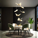 Axyaa Crystal Chandelier LED Ceiling Lamp for Indoor Living Room Lighting