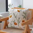 Axyaa Floral Embroidery Cushion Cover | Sofa Pillowcase 45x45 | Decorative Soft Canvas Cojines