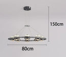 Axyaa Modern LED Pendant Chandelier for Staircase & Living Room