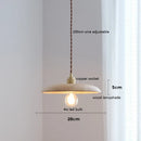 Axyaa Nordic Modern Ash Walnut LED Pendant Light for Home Decor