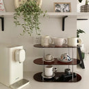 Axyaa 3 Tier Acrylic Countertop Storage Rack for Kitchen and Bathroom