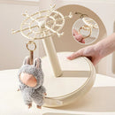 Axyaa Rotating Display Box for Labubu Pendant, Large Capacity, Dustproof Doll Blind Box Case