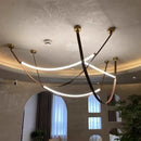 Axyaa Minimalist Belt Designer Loft Living Room Pendant Light