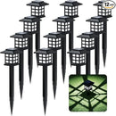 Axyaa Solar LED Pathway Lights - Outdoor Waterproof Garden Decor for Landscape Yard