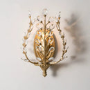 Axyaa Crystal Leaf Wall Lamp - Nordic Modern Luxury for Home Decor