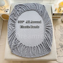 Axyaa Plush Velvet Fitted Sheet Set for Single and Couple Bedding