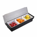 Axya 6 Compartment Seasoning & Condiment Box for Drinks & Cocktails