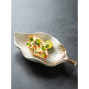 Axyaa Ceramic Leaf Sushi Plate - Japanese Style Cuisine Design Plate