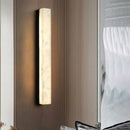 Axyaa Marble Wall Lamp: Designer Natural Copper LED Lighting for Various Rooms