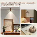 Axyaa Nordic Wood Grain LED Ceiling Light Spotlight for Home and Restaurant Decor