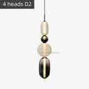 Axyaa Nordic Glass Chandelier: Stylish and Colorful Lighting for Home and Business
