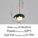 Axyaa LED Pendant Lights for Study Room, Bedroom, Bar, Living Room - Modern Indoor Chandelier