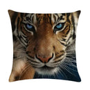Axyaa Printed Linen Pillowcase for Home Sofa Car Decor 45*45cm