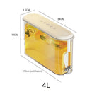 Axyaa Water Pitcher with Faucet: Large Capacity, Food Grade Plastic Juice Pitcher