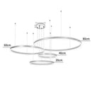 Axyaa Gold LED Acrylic Pendant Lamp for Modern Minimalist Home Decor