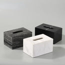 Axya Marble Tissue Box - Elegant Home and Hotel Decor