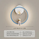 Axyaa Astronaut Star Moon LED Wall Lamps for Children's Room