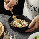 Axyaa Stone Patterned Large Capacity Ceramic Soup Bowl