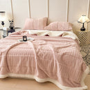Axyaa Three-Layer Wool Bed Blankets for Cozy Nights