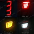 Axyaa LED Tail Lamps for Isuzu Dmax D-max 2012-2019 Rear Running Brake Turn Signal
