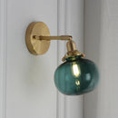 Axyaa Nordic Modern Glass Ball Wall Lamp Sconce for Bedroom Bathroom Stair Lighting