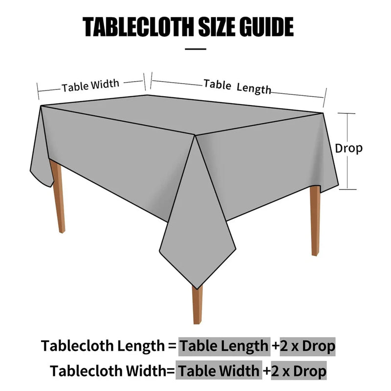 Axyaa Waterproof Nordic Tablecloth for Wedding Decor & Dining Table