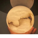 Axyaa Nordic Marble Ball Pendant Light LED Fixture for Modern Home Decor