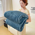Axyaa Cozy Flannel Fleece Blanket, Luxurious Sofa Bed Cover, Soft & Warm Home Travel Essential