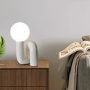Axyaa Glass Spherical Table Lamp: Modern Minimalist Art Decoration for Hotel, Bedroom, Living Room