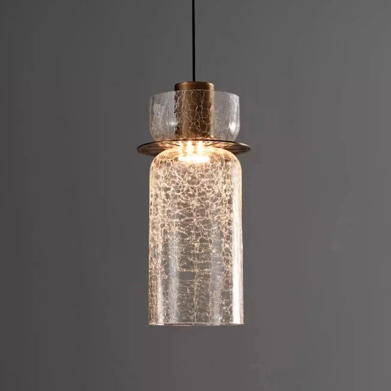 Axyaa Retro Artistic Crack Craft Glass Chandelier