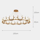 Axyaa Modern Light Luxury LED Chandelier for Living Room Décor