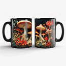 Axyaa Magic Mushroom Forest Ceramic Coffee Mug 11oz Black Tea Cup